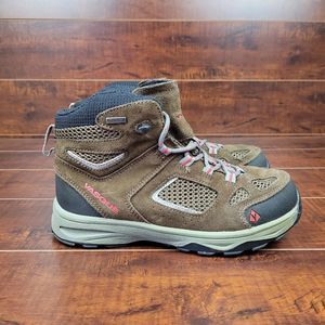 Vasque Breeze III Waterproof Brown Black Athletic Hiking Boots Kids Youth Size 4